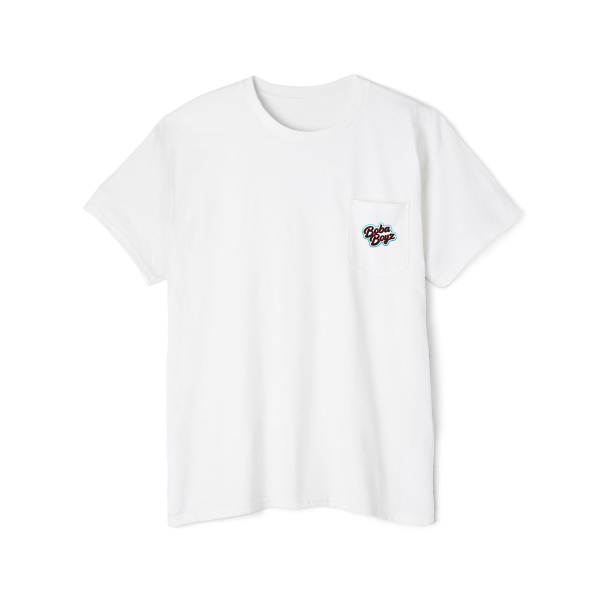 Boba Boyz Pocket T-Shirt - Blue Logo