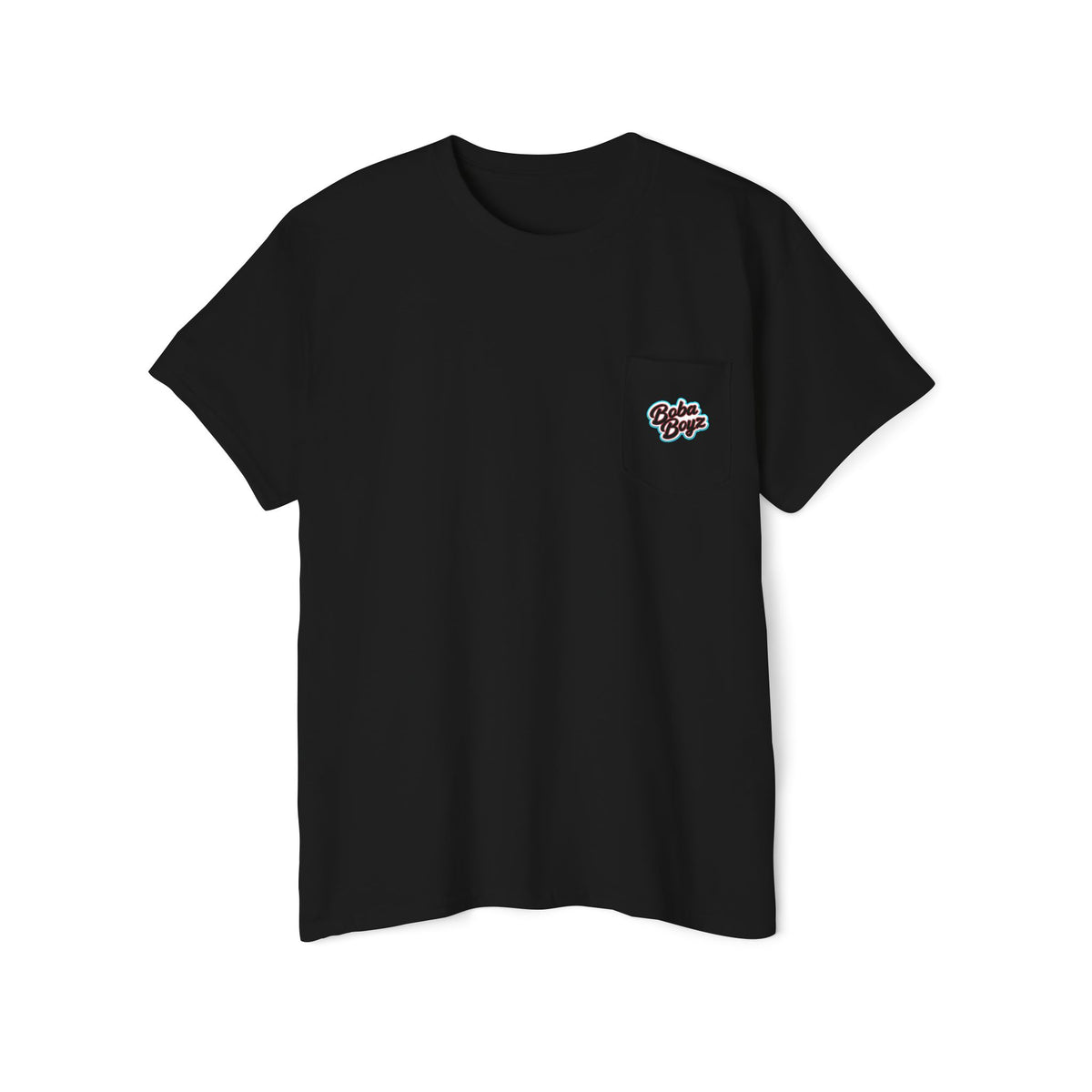 Boba Boyz Pocket T-Shirt - Blue Logo